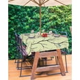 thumbnail image 3 of Fsddascl Vintage Botanical Outdoor Tablecloth - 60x102 Inch Rectangle Dining Table Cover, Summer Birds Spring Floral Waterproof Outdoor Table Cloth with Umbrella Hole & Zipper for Picnic/Patio/Party, 3 of 7