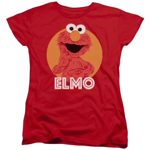 Sesame Street - Elmo Scribble - Women's Short Sleeve Shirt - Large