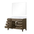 thumbnail image 3 of Laurel 48 in W x 22 in D Grey Oak Single Bath Vanity, Carrara Marble Top, and 46 in Mirror, 3 of 6