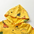 thumbnail image 2 of Toddler Infant Baby Boy Clothes Animal Style Long Sleeve Hoodies + Long Pants Fall Winter Outfits Set Yellow 9-12 Months, 2 of 6