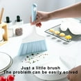 thumbnail image 5 of Mouliraty Dustpan And Brush Set Handheld Dustpan And Brush Comfortable Grip Brush And Dustpan For Sofa Tabletop Bedroom Tent Cleaning, 5 of 7