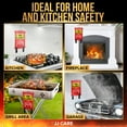 thumbnail image 4 of JJ CARE Fire Blanket – 3 Packs with Hooks – Emergency Fire Blanket for Home & Kitchen, High Heat Resistant Fire Suppression Blankets for Home Safety, Kitchen, and Camping, 4 of 6