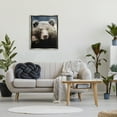 thumbnail image 3 of Stupell Industries Grizzly Bear Face Portrait Animals & Insects Painting Gray Floater Framed Canvas Art Print Wall Art, 25 x 31, 3 of 10