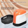 thumbnail image 2 of TFixol Compact Heat Transfer Iron-On Machine for DIY Projects & Clothing, Adjustable Temperature, Orange/White Design, US/EU Plug Options, Portable & Easy to Use, 2 of 6