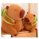thumbnail image 4 of Capybara Stuffed Animal, Capybara Plush Toy Cute Capybara Plushie Pillow Doll Gift and Home Decoration 23cm 26-27s, 4 of 5