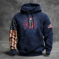 thumbnail image 2 of 250 Anniversary Usa Hoodies for Men American Hooded Sweatshirt 250th Anniversary Long Sleeve Shirts Fashion Pullover, 2 of 3
