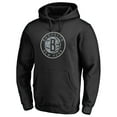 thumbnail image 2 of Men's Black Brooklyn Nets Static Logo Pullover Hoodie, 2 of 3