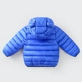Baby Jacket Cute Bear Ears with Hoods Lightweight Puffer Jacket for