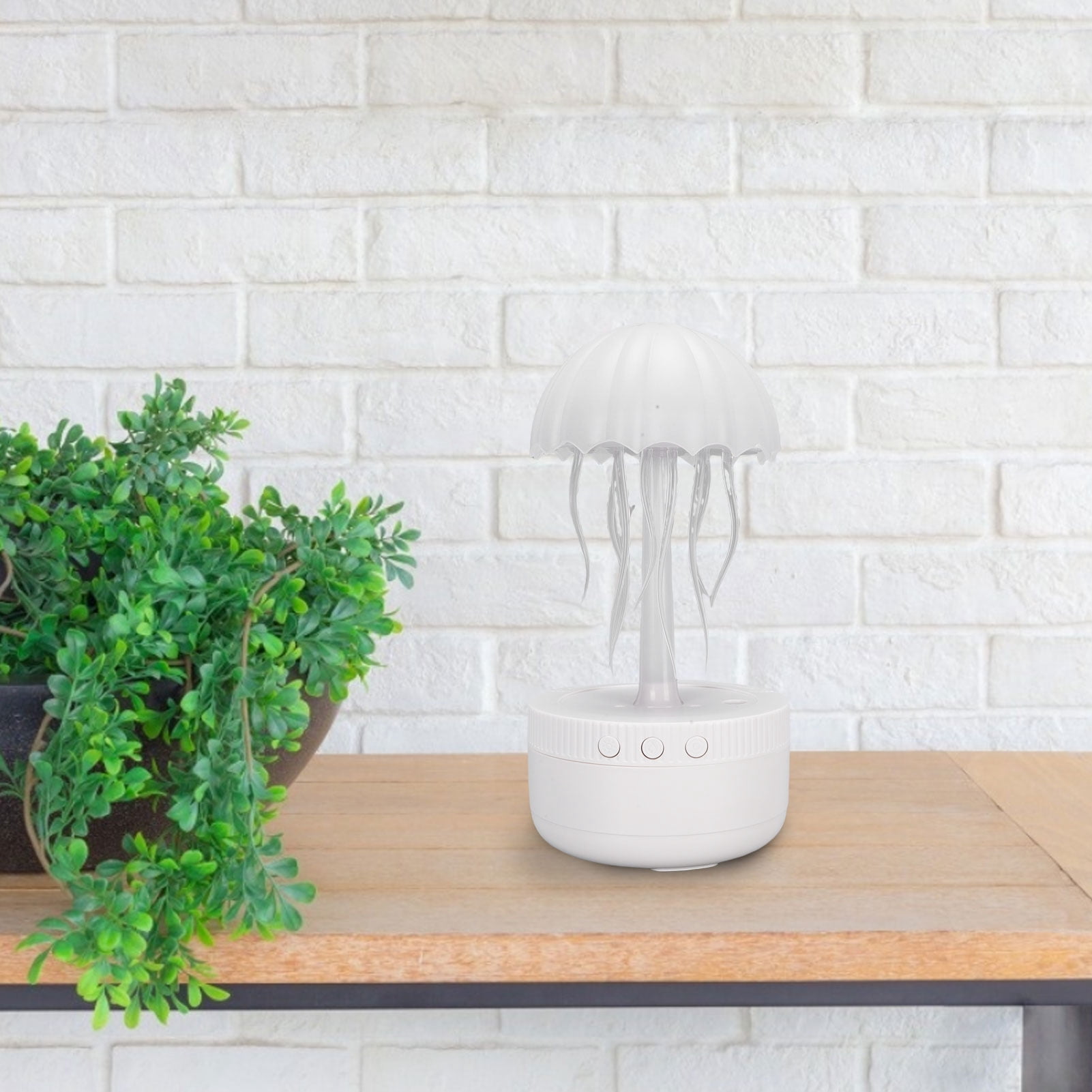 YAHHU Jellyfish Humidifier and Essential Oil Diffuser with Night Light Mode, Large Capacity Ultrasonic Cool Mist Humidifier for Home and Office, Auto Power Off Protection, 9.4 Inches / 24 cm Style 1