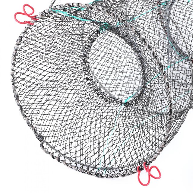 Spptty Piège à Homard, 2 Pcs Filet de Pêche Pliable Accessoires de Pêche Portables