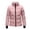 *Pink, variant on ClodeEU Women's Lightweight Puffer Jacket ,Stand Collar Quilted Jacket With Pockets,Casual Warm Slim Jacket Army Green,Womens Plus L