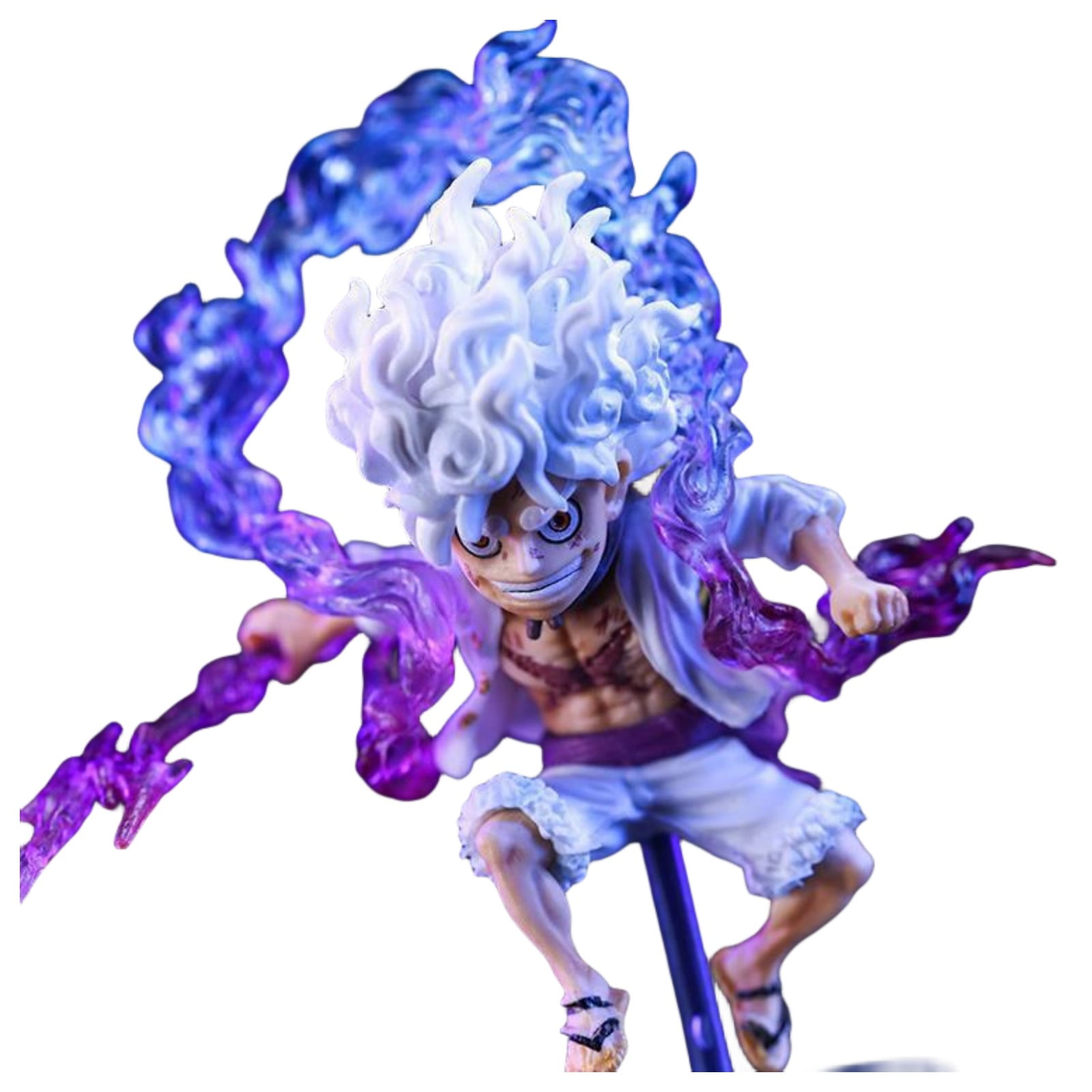 Njube Anime Figure YZ Nica Luffy PVC Action Toys Otaku Favorite Static Statue Game Decoration Gift 10CM