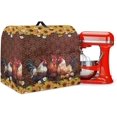 thumbnail image 1 of 3D Rooster and Sunflower Stand Mixer Cover Waterproof Mixer Dust Cover Fits All Tilt Head & Bowl Lift Models Kitchen Aid Mixer Covers Protector, 1 of 7