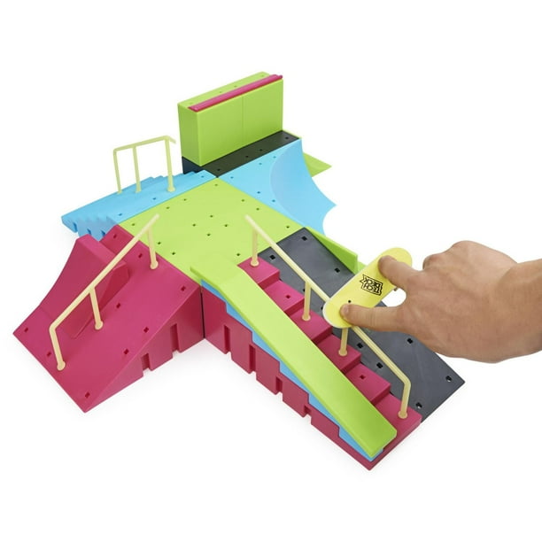 trlarch 2個 Tech Deck, Neon Mega Park X-Connect Creator, Glow-In-The-Dark