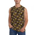 thumbnail image 1 of Balery Flying Furry Honey Bees Camisetas sin mangas para hombre, absorbe la humedad y protege contra el mal olor.-Large, 1 of 7