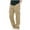 Khaki, variant on Cargo Pants for Men qolati Multi Pockets Work Pants Stretch Regular Fit Hiking Outdoor Casual Tacticals Pants