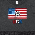 thumbnail image 4 of Inktastic USA Soccer Girls Toddler Dress, 4 of 5