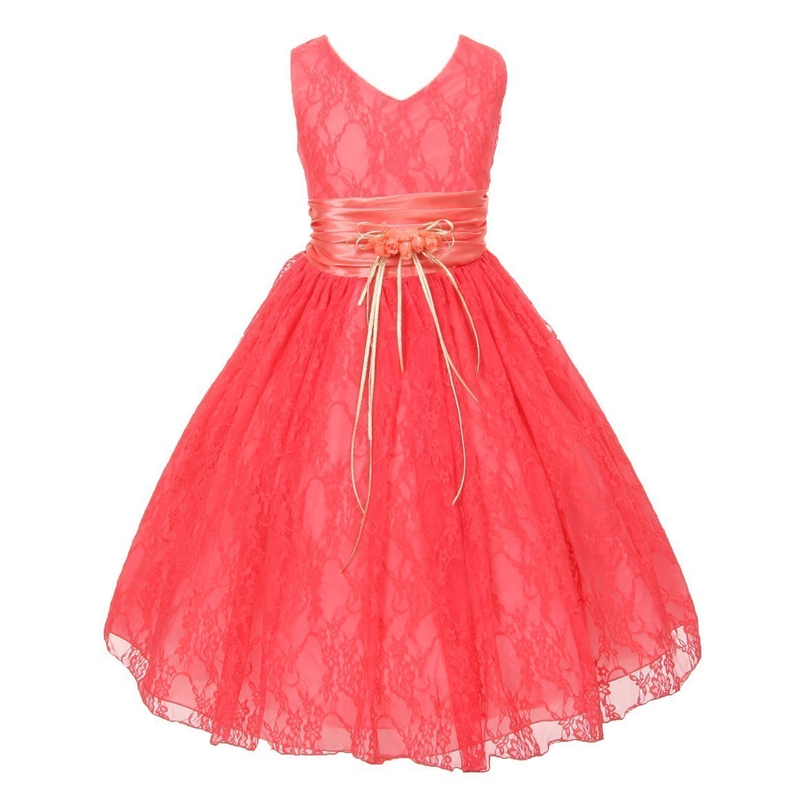 coral special occasion dresses