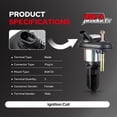 thumbnail image 4 of Set of 6 ISA Ignition Coils For Chevy GMC Isuzu Hummer Saab Buick Trailblazer Envoy Rainer Colorado Canyon Ascender i-280 i-290 i-350 9-7x H3 4.2L Replacement for UF303 C1395, 4 of 8