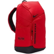 Nike Unisex Polyester Hoops Elite Backpack, Royal Red and Black