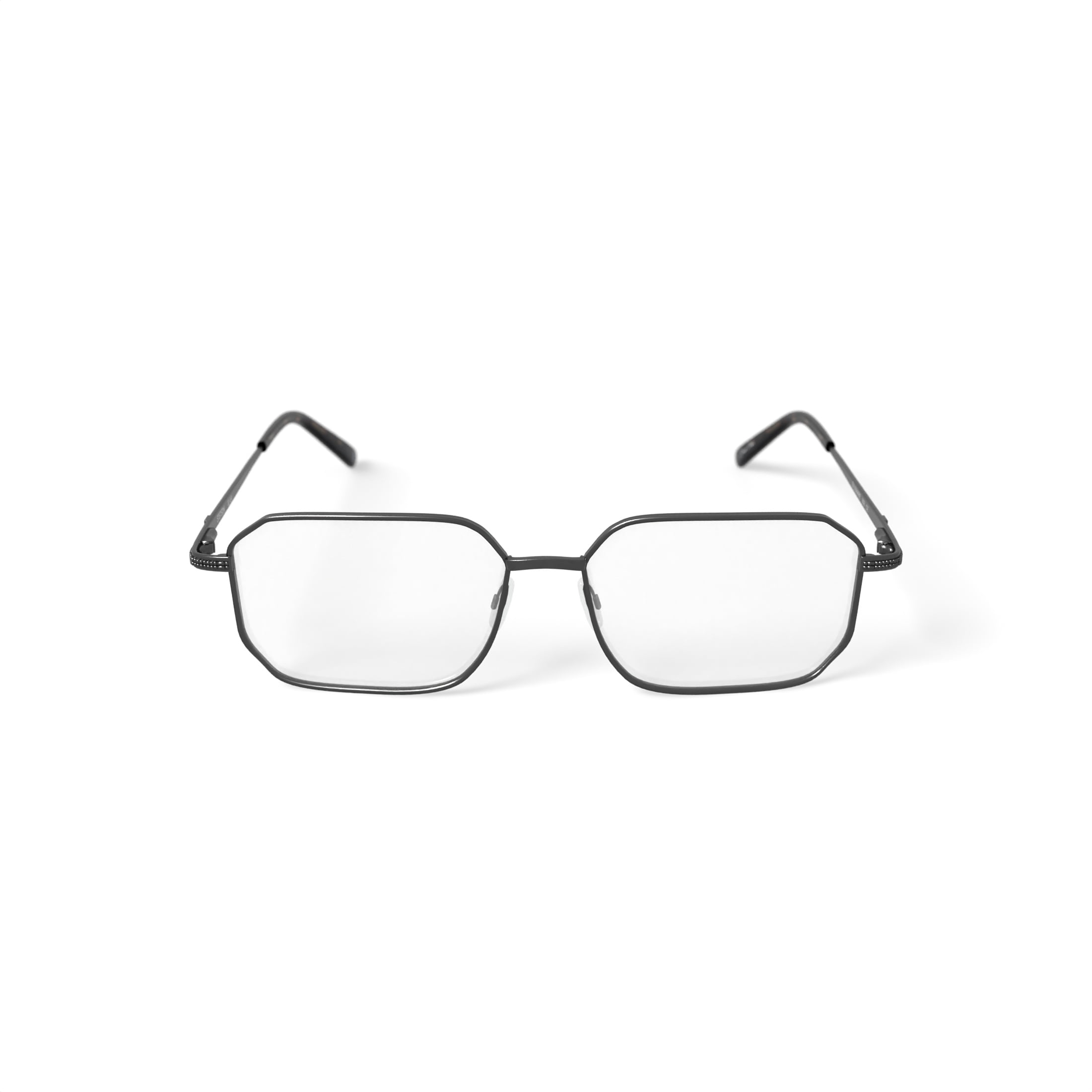 Stetson Men's STXL49 Rectangular Prescription Eyeglasses with Case, Gray