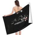 thumbnail image 1 of Super Soft Resident Evil Bath Towel Beach Towels Child Absorbent Microfibre Bath Towels Yoga Blankets Sauna Towels Hotel Home Bathroom Accessories (C2,80 cm x 130 cm), 1 of 5