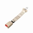 thumbnail image 1 of Juego de 2 extensores universales para cinturón de seguridad de coche, correa de extensión de cinturón de seguridad beige ajustable de 23 cm, 1 of 4