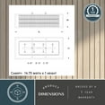 thumbnail image 6 of Catana 8L Crystal and Bronze Linear Chandelier Island Pendant Light Fixture, 6 of 12
