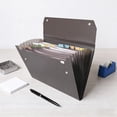 thumbnail image 6 of DZQMTKX Accordion File Folder, Multi-Pocket Expanding Document Organizer, Waterproof Plastic Holder for A4 Papers, Snap Closure for Home Office School, 6 of 6