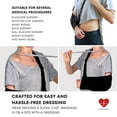 thumbnail image 3 of Post Surgery Shirt with Discreet Left & Right Side Snap Access (S, Grey), 3 of 5