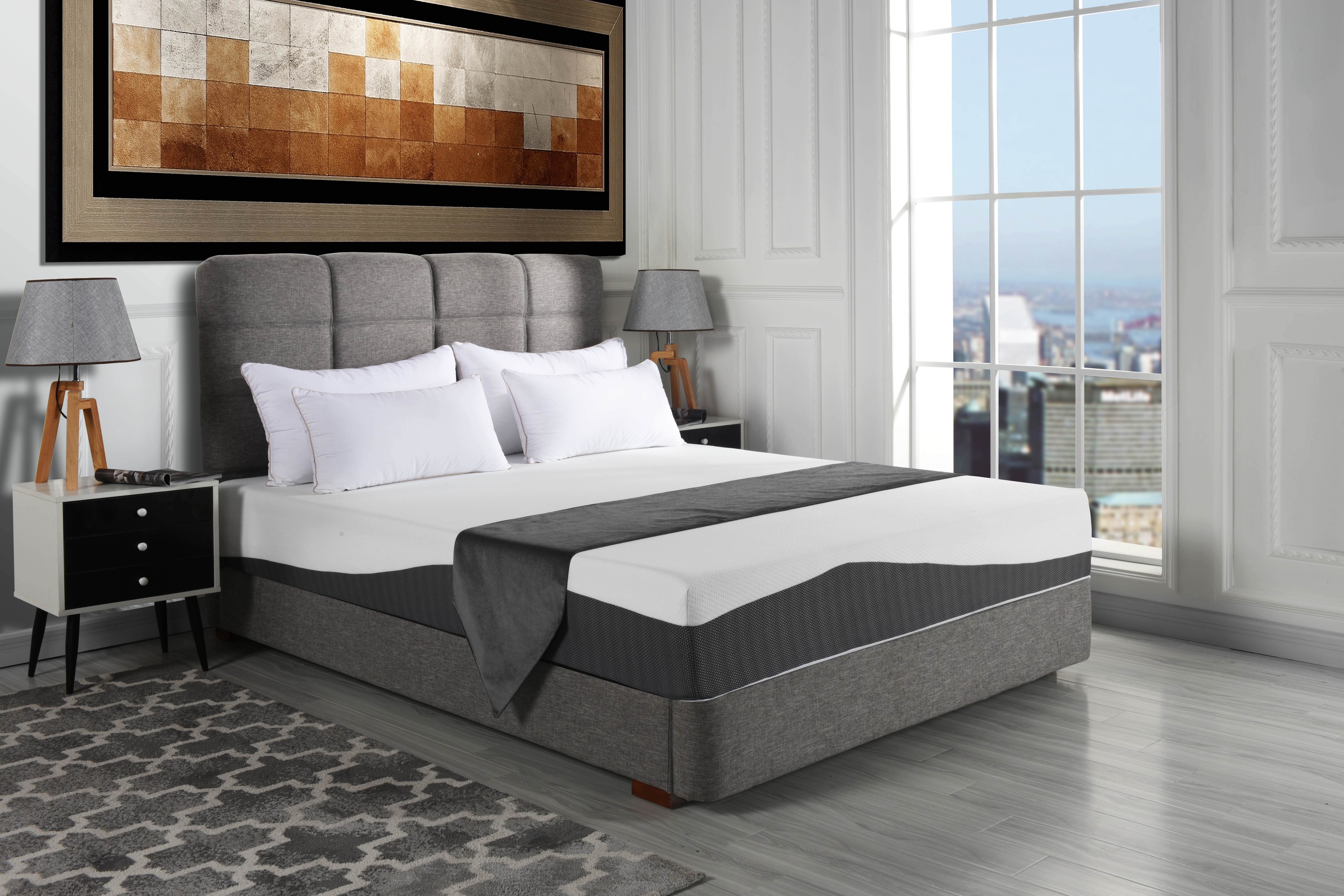 custom high density memory foam mattress