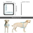 thumbnail image 3 of Namsan High-Impact Magnetic Pet Door for Screens with Sliding Lock, 12'' x 14'', 3 of 7