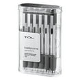 thumbnail image 3 of TUL® BP3 Retractable Ballpoint Pens, Medium Point, 1.0 mm, Silver Barrel, Black Ink, Pack Of 12 Pens, 3 of 6