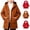 Brown, variant on Fancifize Hooded Trench Coat for Boys, Single Breasted Wool Blend Peacoat with Pocket, Kids Fall Winter Windbreaker Outerwear
