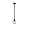 thumbnail image 2 of Innovations Lighting  Franklin Restoration Oxford - 1 Light 8" Stem Hung Mini Pendant Oil Rubbed Bronze/Seedy, 2 of 5