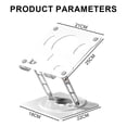 thumbnail image 2 of Soporte para tableta, ajustable y plegable, rotación de 360° en diferentes ángulos, 2 of 5