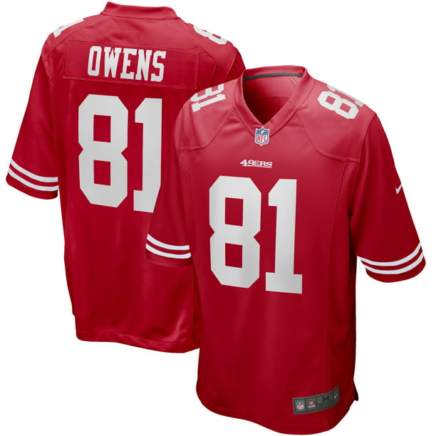 Terrell Owens San Francisco 49ers Nike Game Retired Player Jersey - Scarlet