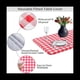 thumbnail image 3 of 3 Piezas de Mantel Ajustado para Mesa, Cubierta de Mesa de Picnic de Vinilo EláStico Impermeable con Forro de Franela (Rojo), 3 of 7