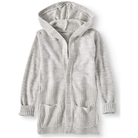 Hooded Long Cardigan Sweater (Little Girls & Big Girls)