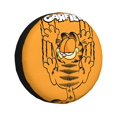 thumbnail image 1 of Cute Cartoon Garfield Spare Tire Cover Wheel Protectors For Trailer Rv Suv Truck Camper Travel Fits For Tire Diameter 14 Inch, 1 of 6