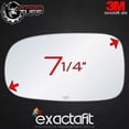 thumbnail image 7 of exactafit 8191L Driver Side Mirror Glass Replacement Fits Saab 2003-2009 9-5, 2003-2011 9-3 Left Hand 3m Adhesives, 7 of 7