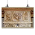 thumbnail image 2 of Print: House Members Room. Carved Mantel And Cornice Of Siena Marble, 2 of 4