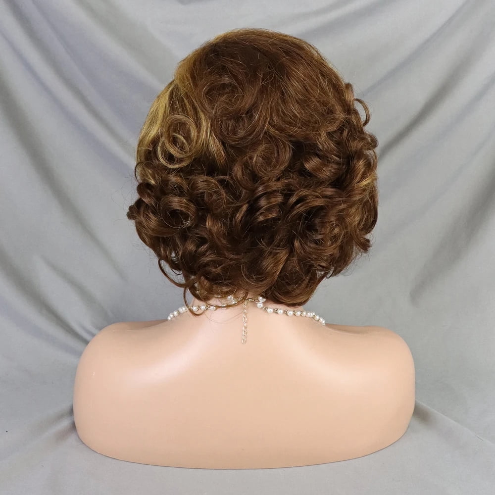 Loose Wave Pixie Cut Wig 4/27 Color Short Bob Human Hair 13x4 Lace Frontal Wigs Transparent Lace Human Hair for Black Women Lace Front Human Hair Wig