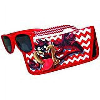 Sunglasses with Coordinating Soft Sunglass Case (Tazmanian Devil, Black)