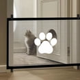 thumbnail image 6 of XIBUFE Pressure Mounted Pet Gate, 28-36 Inch Punch-Free, Foldable Adjustable Barrier, Pet Gates for Doorways No Drilling, 6 of 9