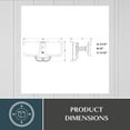 thumbnail image 5 of Vaxcel - Theta - 24W 2 LED Outdoor Security Light In Contemporary Style-5.25, 5 of 12