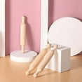 thumbnail image 3 of 7In Wooden Mini Rolling Pin Long Kitchen Baking Small Dough Rolling Pin for Children Fondant Pastry Pizza Crafting 15Pcs,15 * Rolling Pins,Wood Color, 3 of 6