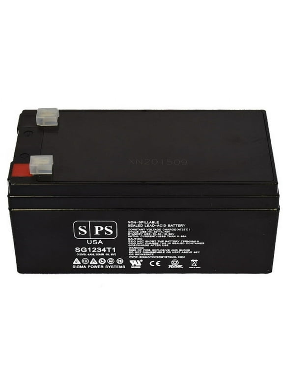 SPS Brand 12V 3.4 Ah Replacement Battery (SG1234T1) for Aspen Labs ARTHROTONE (1 Pack)