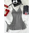 thumbnail image 3 of LWP dream love Women's Lingerie Sexy Nightwear Spaghetti Strap Nightgown Babydoll Chemise, 3 of 13