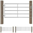 thumbnail image 3 of vidaXL Field Gate Farm Gate for Poultry Animals Garden Gate Farm Door Silver, 3 of 16